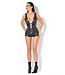 Monceau wetlook fetish playsuit
