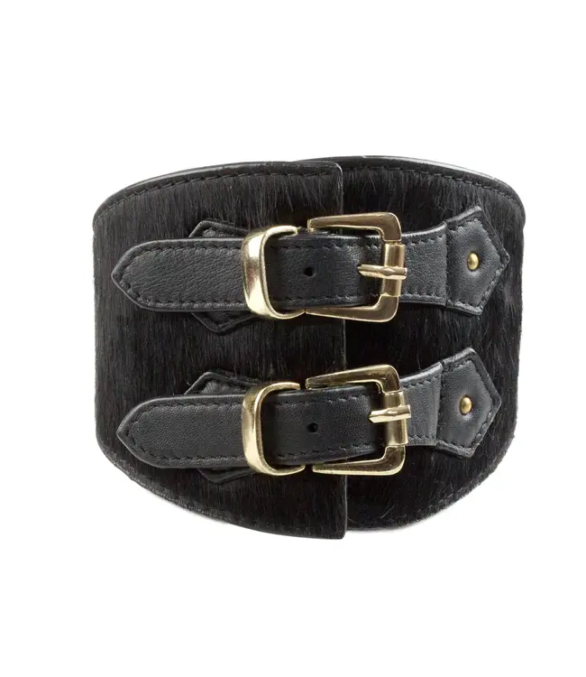 Pony Leather Posture Collar
