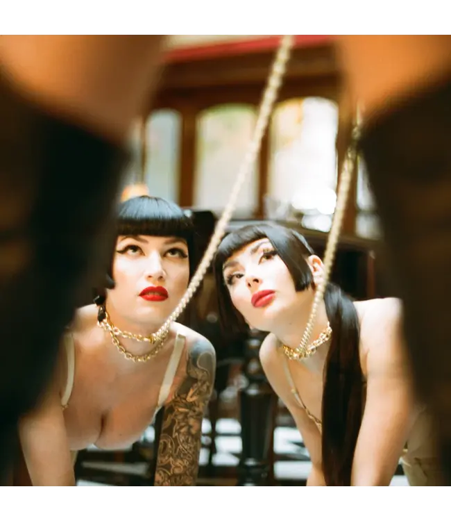 Chain O Choker | Gold BDSM Martingale Collar