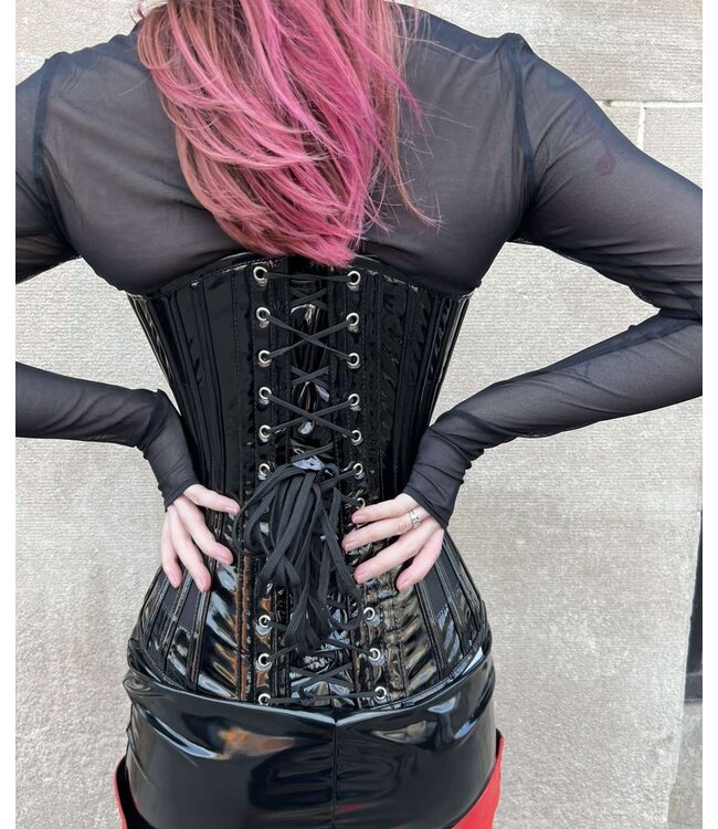 Mia PVC With Mesh Corset