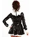 PVC Melody Maid Dress in Black & White