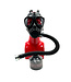 Black rubber Gas Mask w Filter