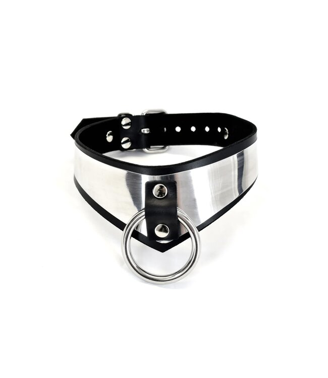 Metal Band Formal Bondage Collar