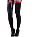 Siren Latex Stockings | Cuban heel