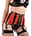 Lace-up Latex Suspender Belt
