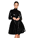 High Neck Full Circle Latex Dress