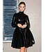 High Neck Full Circle Latex Dress