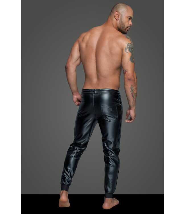 PVC treggings for men