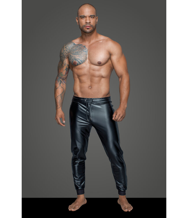 PVC treggings for men