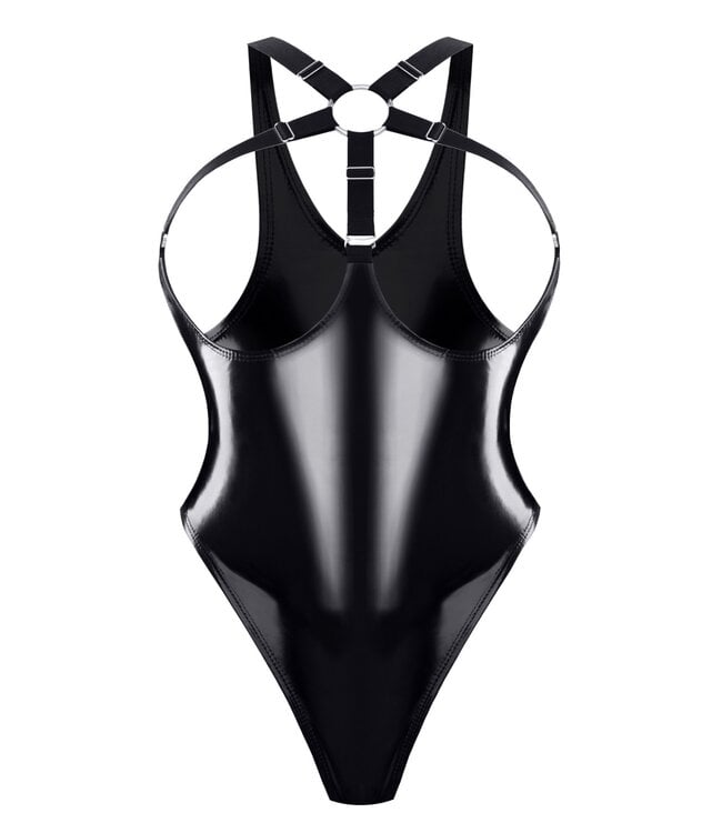 Black PVC Cupless Teddy