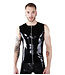 Black Latex Zip Top