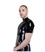 Collared Front Zip Latex Tee