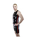 Latex Sleeveless Surf Suit Blk/Red