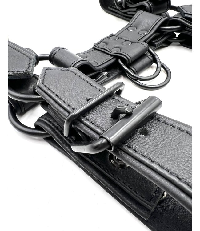 Macho Leather Bulldog Harness