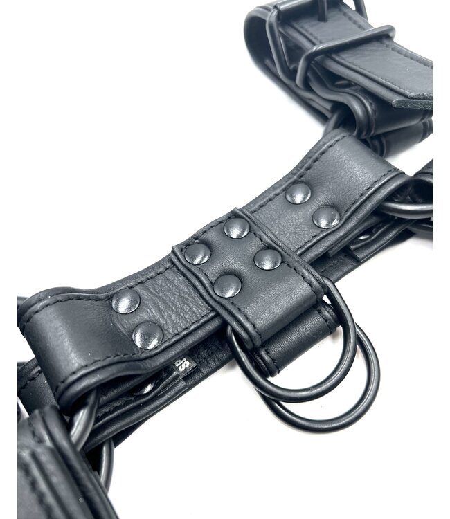 Macho Leather Bulldog Harness