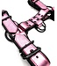 Bright Room Bulldog Leather Harness | Pink