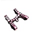 Bright Room Bulldog Leather Harness | Pink