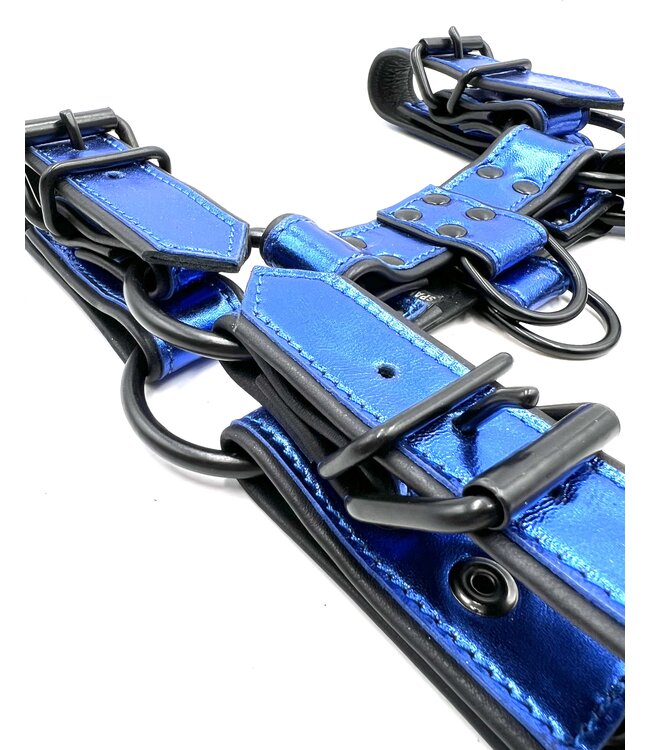 Bright Room Bulldog Leather Harness | Blue