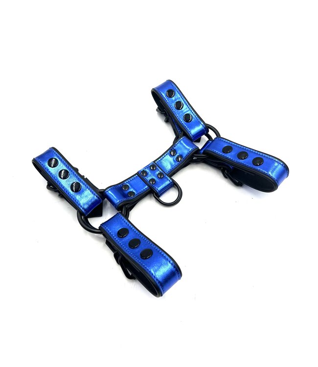 Bright Room Bulldog Leather Harness | Blue