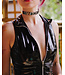 Black Vinyl Name Statement  Choker