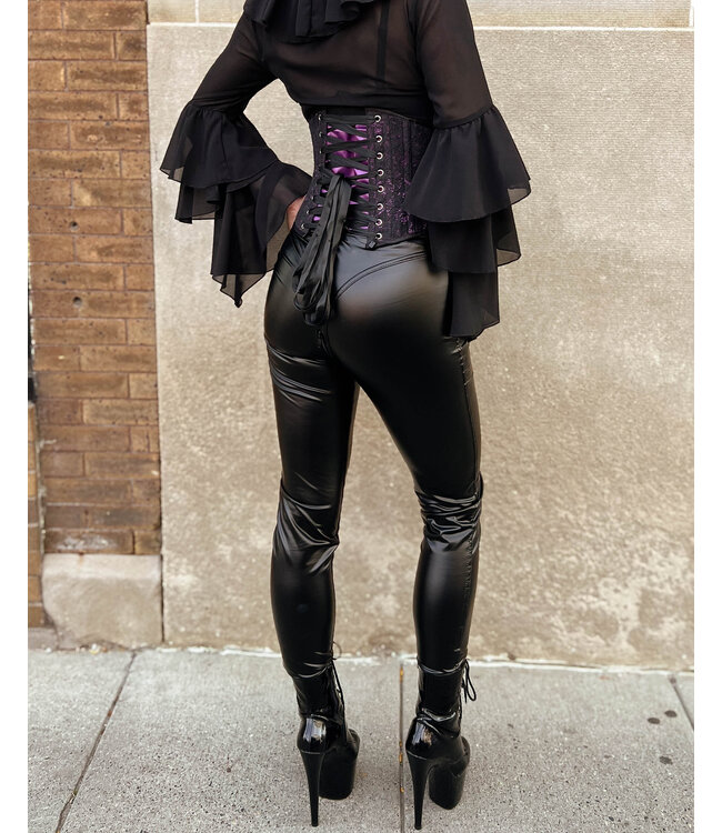 Goth Prom Lace waspie