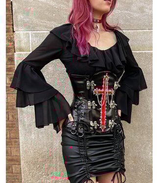 Bondesque Lilith Gothic Corset | Underbust Steel Boned
