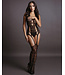 Le Desir Lace Suspender Bodystocking Black