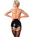 Noir Handmade Glam suspender wetlook and vinyl shorts