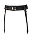 Pony Leather Bondage Suspender Belt