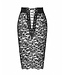 Ambivalence Lace Up Midi Skirt