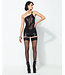 Patrice Catanzaro Panthere faux leather bodysuit