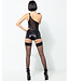 Panthere faux leather bodysuit