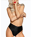 Snake wetlook panty with zipper