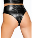 Snake wetlook panty with zipper