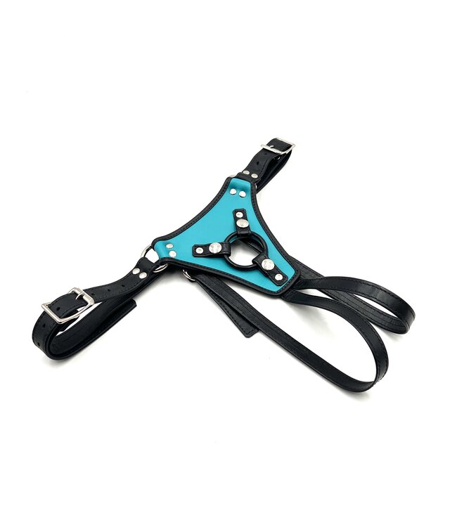 Adjustable Low Rider Strap on Harness | Chrome Hardware