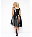 Powerwetlook Dress with Lace Top