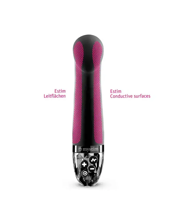 Right on Ron E-Stim Vibrator Black | Mystim