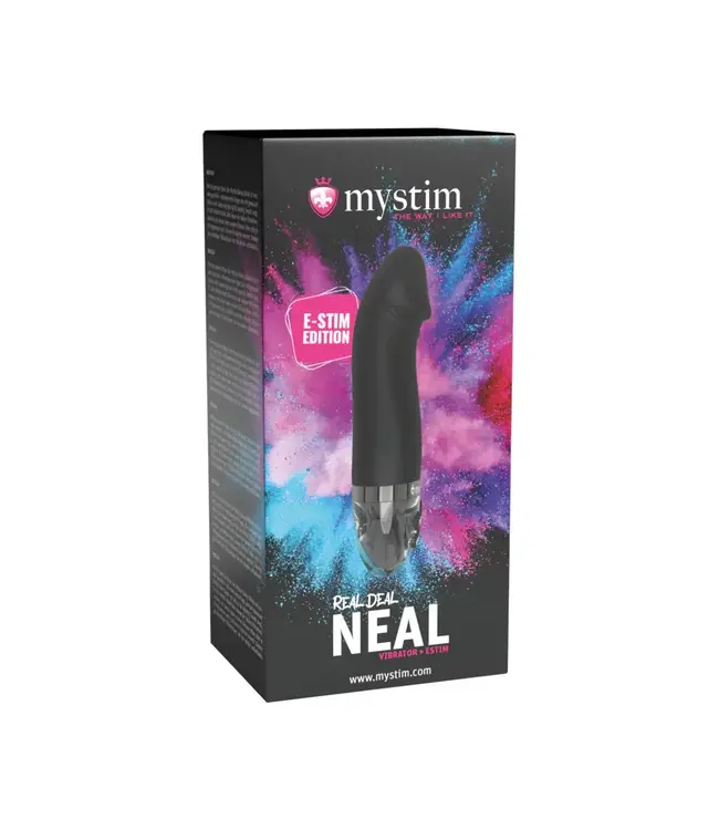 Real Deal Neal eStim Vibrator Black | Mystim