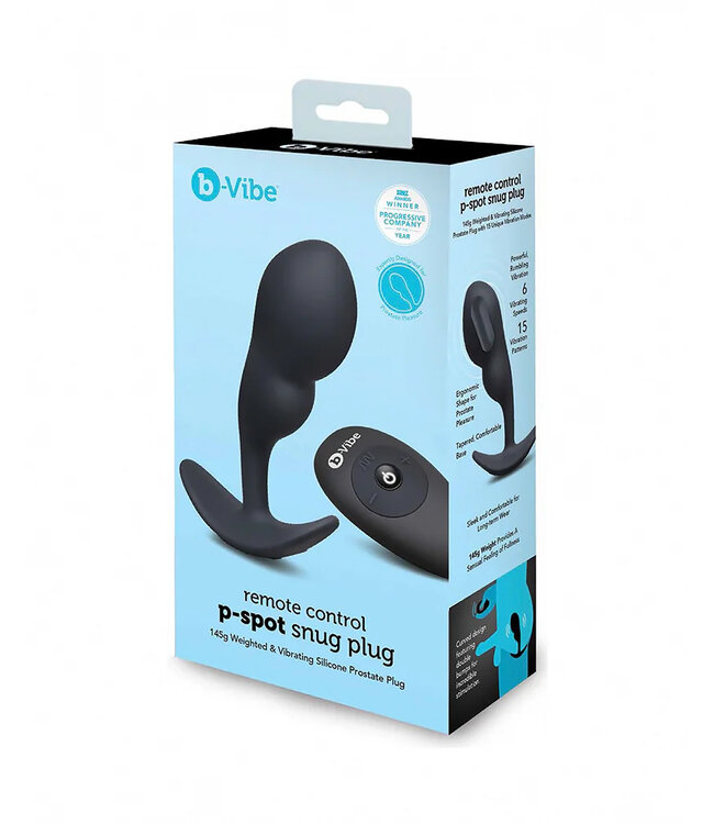 Remote Control Vibrating p-spot Snug Plug | b-Vibe