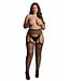 Shots America Shots Le Desir Garterbelt Stockings with Lace Top Black