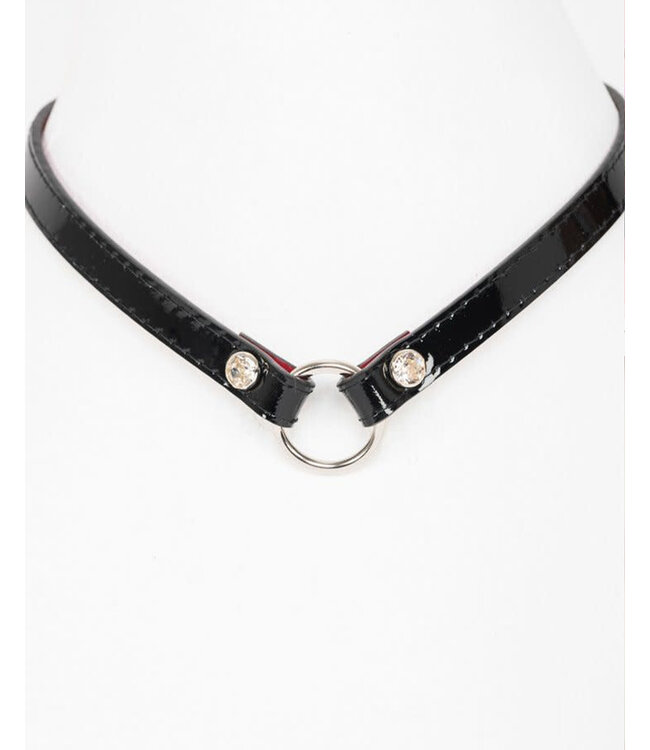 Kiss Skinny Collar | Glamour Kink