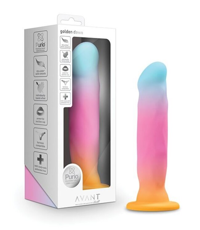 Avant By Blush® | Golden Dawn | Artisan Silicone Dildo