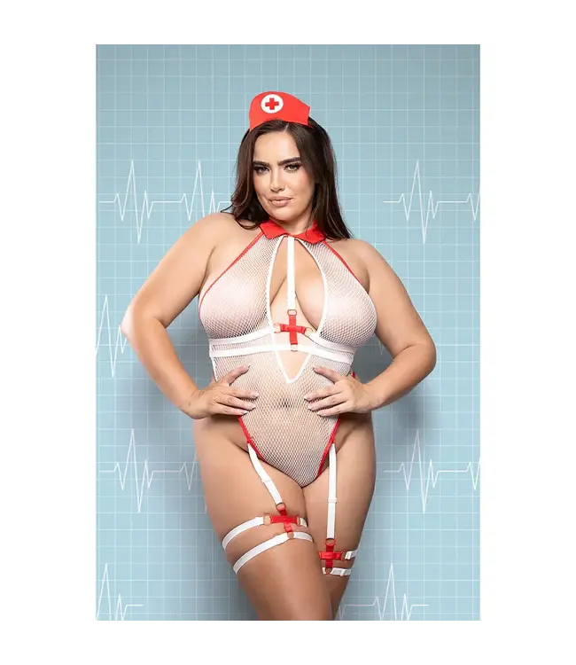 Play Fever Dream 4-Piece Naughty Nurse Costume Set | Fantasy Lingerie