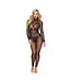 High Neck Fishnet Bodystocking