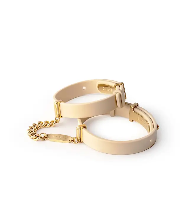 Crave Silicone ID Cuffs | Elegant Wrist Restraints for Stylish Play