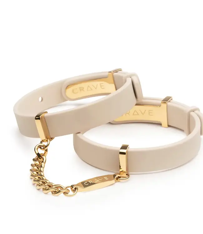 Crave Silicone ID Cuffs | Elegant Wrist Restraints for Stylish Play