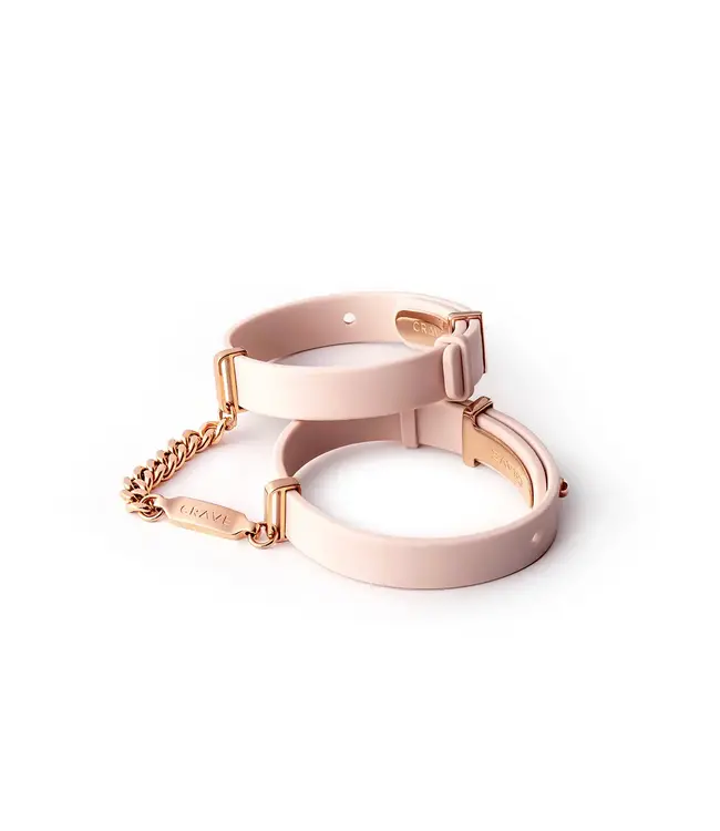 Crave Silicone ID Cuffs | Elegant Wrist Restraints for Stylish Play