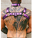 Bright Room Bulldog Leather Harness | Purple