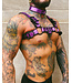 Bright Room Bulldog Leather Harness | Purple