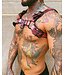 Bright Room Bulldog Leather Harness | Pink